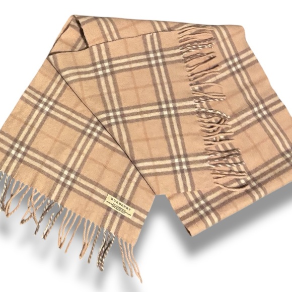 Burberry Check Fringe Scarf - Picture 3 of 4